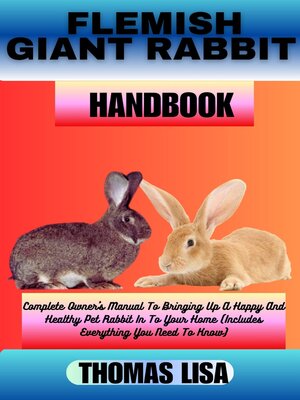 cover image of FLEMISH GIANT RABBIT HANDBOOK